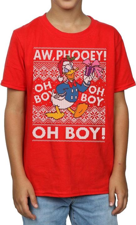 Produktbild Disney Donald Duck Christmas Fair Isle TShirt Jungen (152, 158)