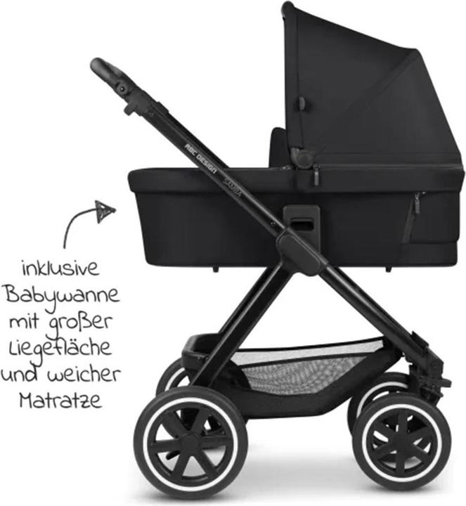 Produktbild ABC Design Kinderwagen 3 in 1 3in1 Kinderwagen-Set Samba - inkl. Babywanne, Autositz