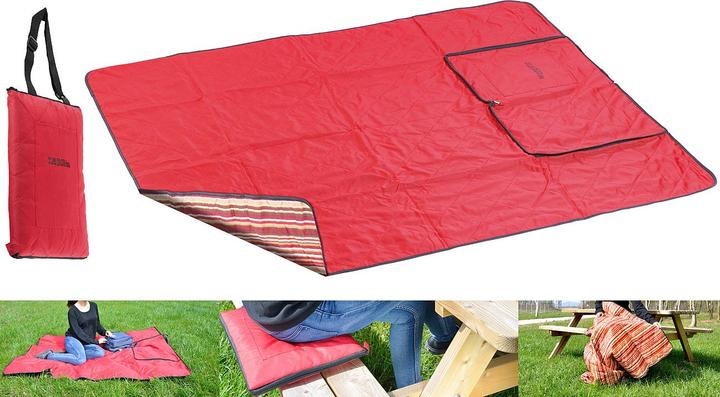 Actual product image Pearl 3in1 picnic blanket with seat cushion