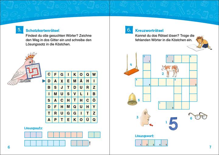 Produktbild Leselöwen Kreuzworträtsel für Leseprofis - 2. Klasse (Sonnengelb) (Deutsch, Katrin Merle, Loewe Lernen und Rätseln, 2022)