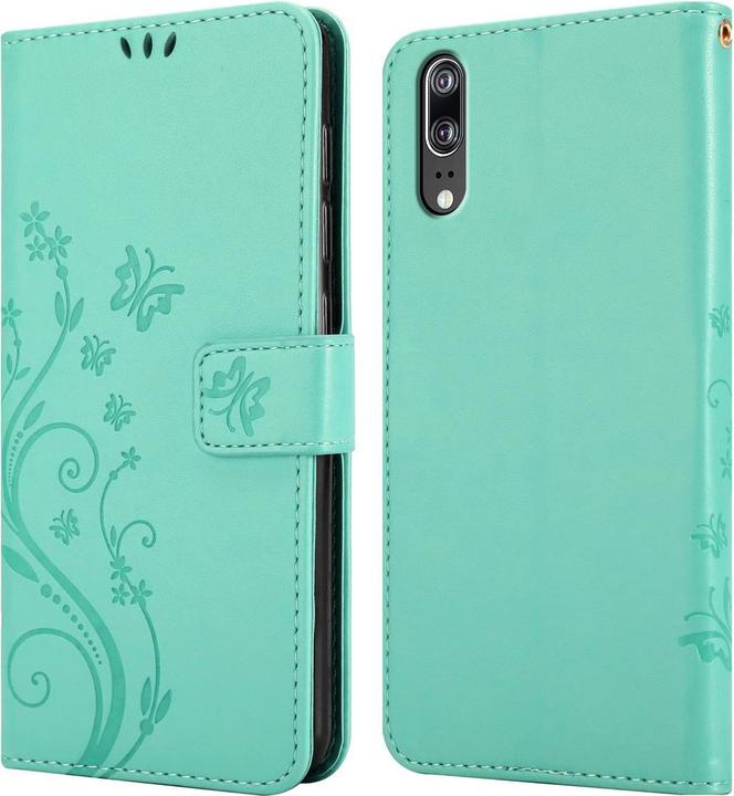 Image du produit Cadorabo Couverture du livre de fleurs (Huawei P20)