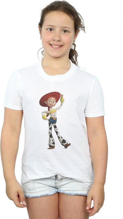 Actual product image Disney Girls Toy Story Jessie Pose Cotton T-Shirt (140, 146)