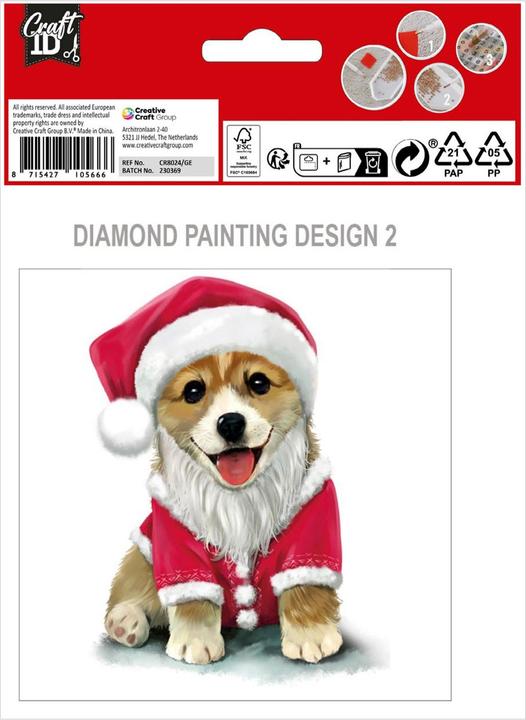 Immagine prodotto Grafix Crea i tuoi biglietti di Natale con la pittura a diamante, 2 pezzi.