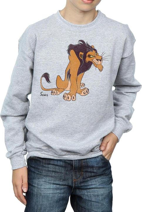 Actual product image Disney Boys The Lion King Classic Scar Sweatshirt (152, 158)