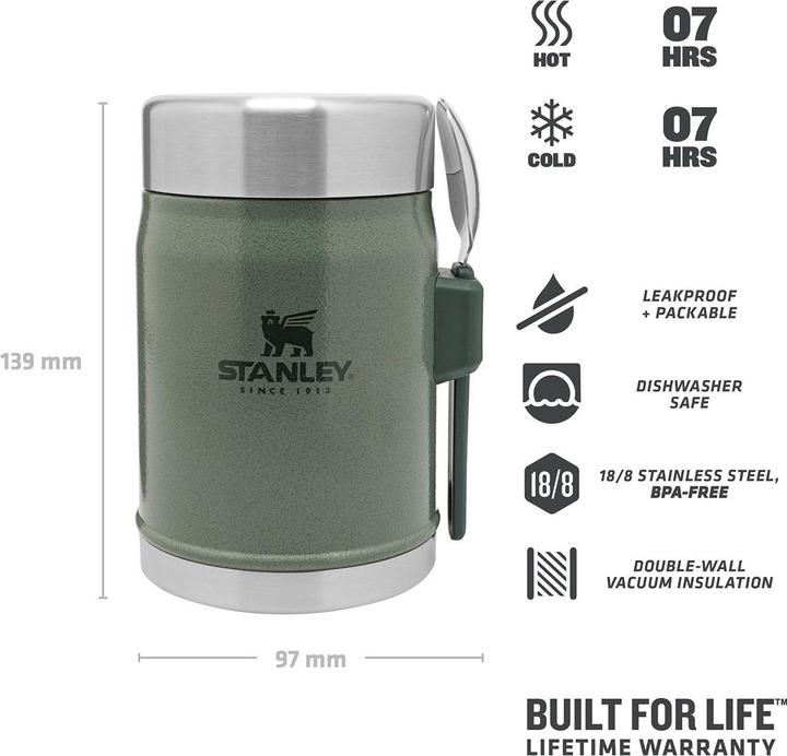 Produktbild Stanley 1913 Classic Food Jar + Spork (0.40 l)