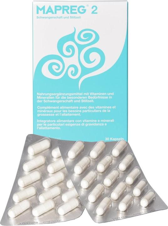 Produktbild Mapreg 2 Schwangerschaft und Stillzeit Kapseln (30 Stk) (30 Stück, Kapseln, 38 g)