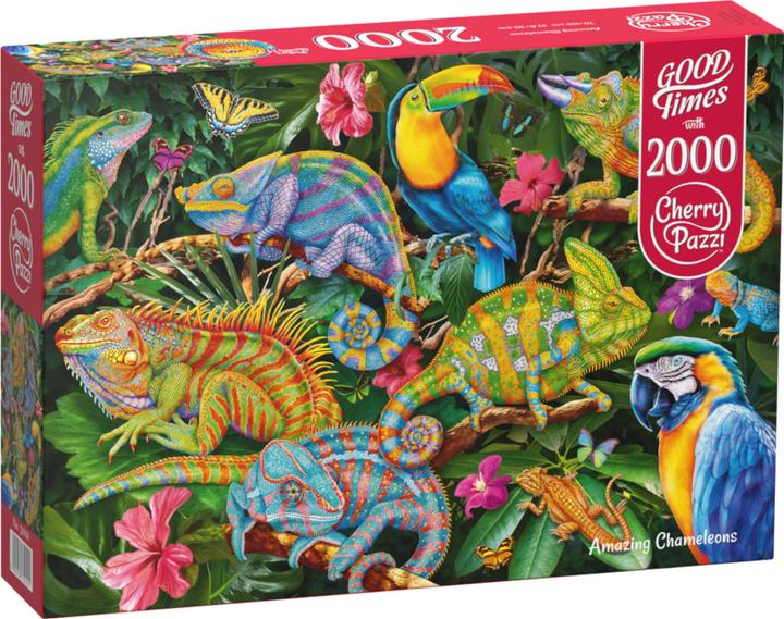Actual product image Cherry Pazzi Puzzle Amazing chameleons 2000 pieces (2000 pieces)