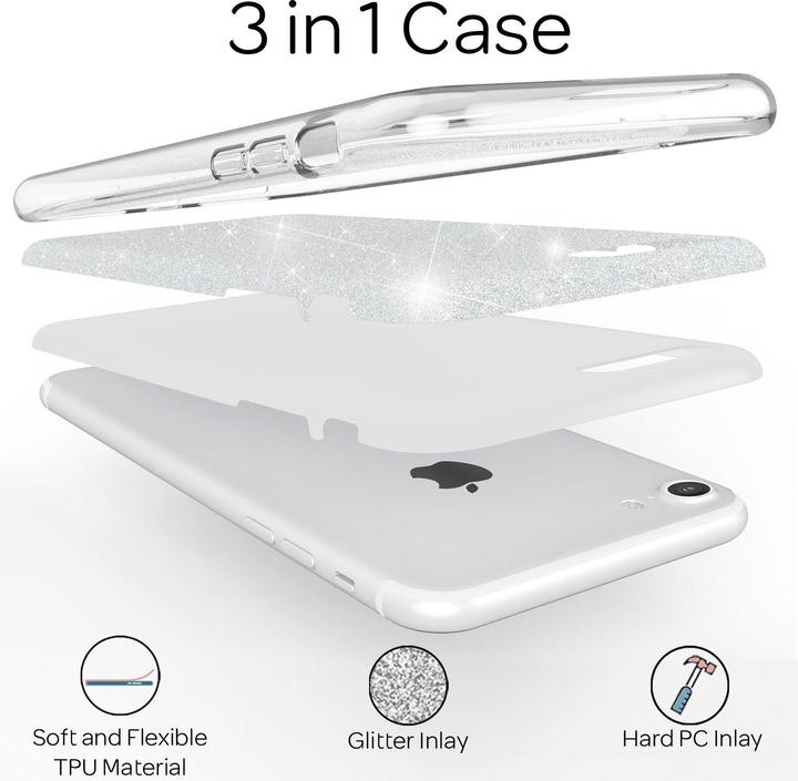 Actual product image Nalia Glitter mobile phone case (Apple iPhone 7)