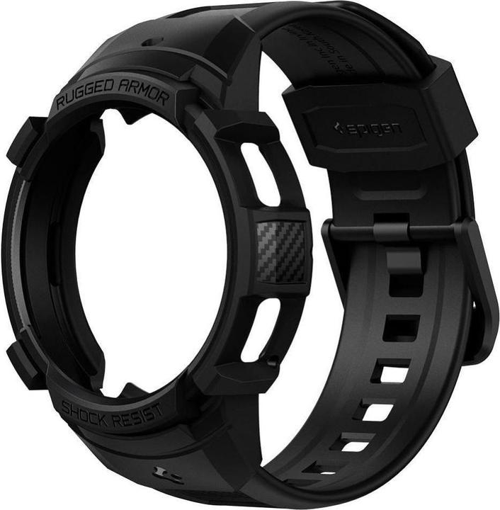 Actual product image Spigen RUGGED ARMOR "PRO" GALAXY Watch 4 CLASSIC 46 MM MATTE BLACK (46 mm)
