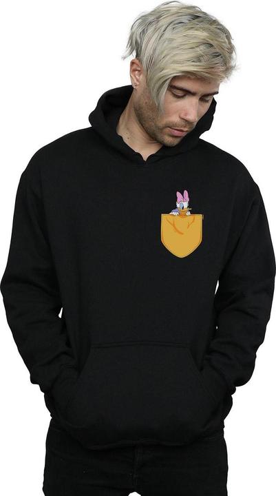 Immagine prodotto Disney Daisy Duck Faux Pocket Felpa con Cappuccio Uomo (L)