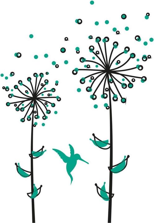 Immagine prodotto Trenddeko Dente di leone verde menta (82 x 120 cm)