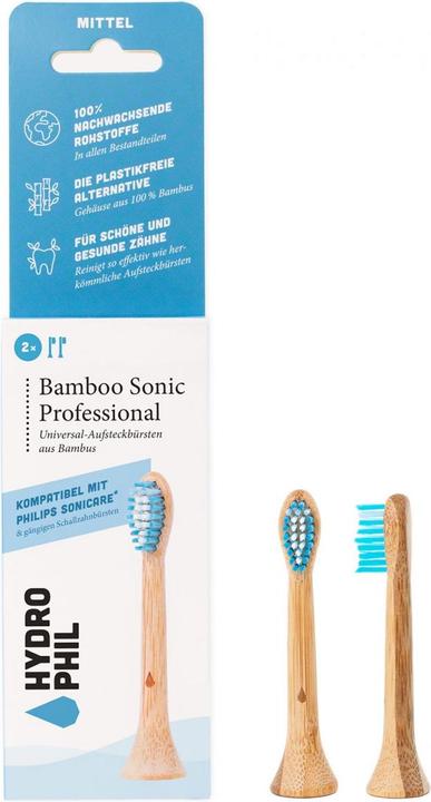Immagine prodotto Hydrophil Spazzole universali a clip in bambù (2 x)