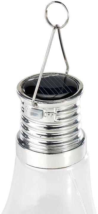 Actual product image Lunartec Set of 2 solar LED bulb shape lamp (6.5 x 17.5 cm, 2 x)
