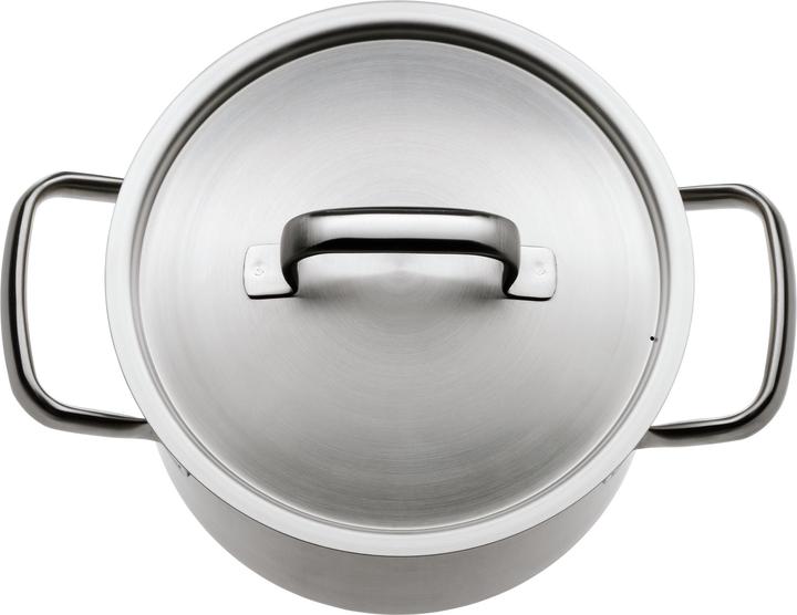 Produktbild WMF Fleischtopf GOURMET PLUS Platin (16 cm, Bräter + Schmortopf, Kochtopf, Edelstahl)