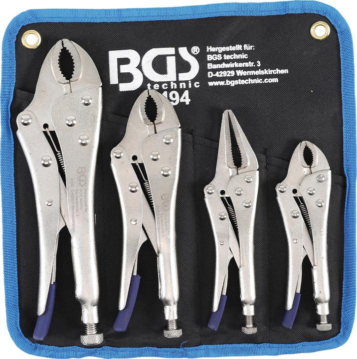 Immagine prodotto BGS Serie di pinze autobloccanti 4 pz.