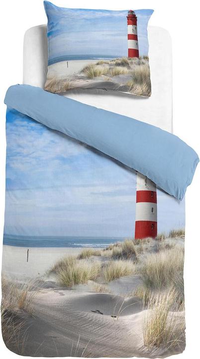 Image du produit Traumschlaf Bettwäsche Leuchtturm (Set de linge de lit, 135x200 cm + 80x80 cm)