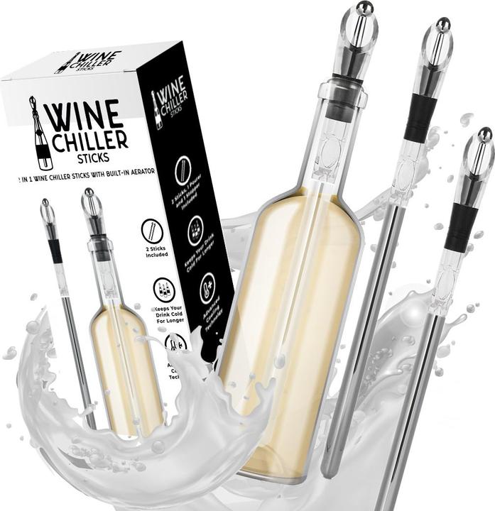 Immagine prodotto Mad Monkey - Bastoncini refrigeranti per vino (Versatore di vino)