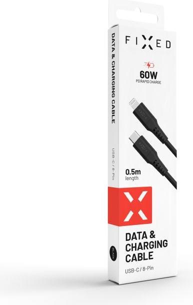 Produktbild Fixed Liquid-Silicone-Kabel USB-C/Lightning (0.50 m)