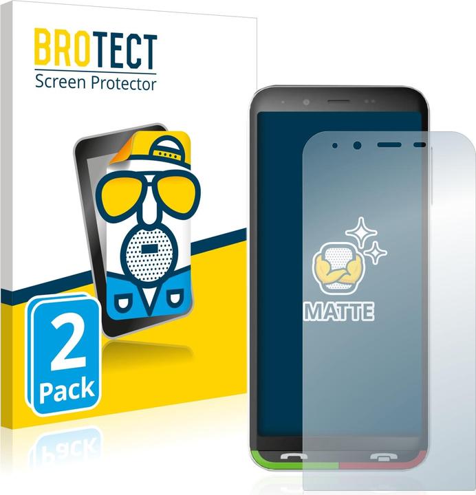 Actual product image BROTECT Anti-glare screen protector matt (2 Piece, Emporia SUPEReasy)
