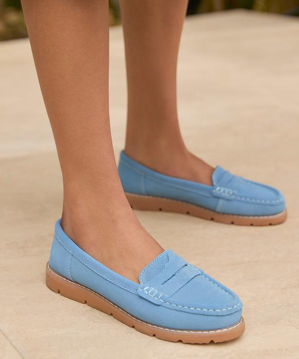 Image du produit Joe Browns Cleated Sole Suede Leather Loafers (38)