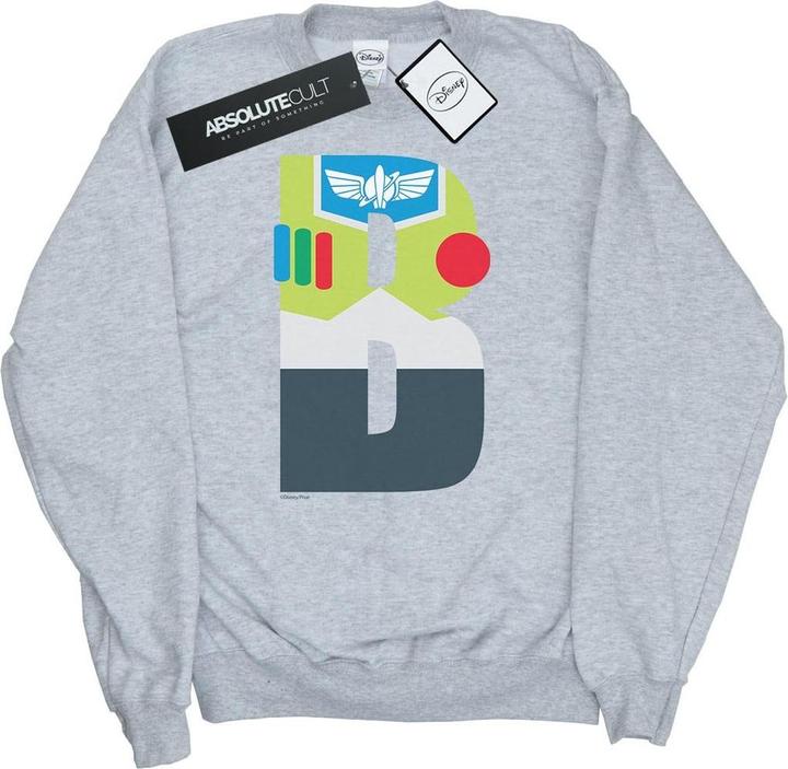 Actual product image Disney Girls Alphabet B Is For Buzz Lightyear Sweatshirt (128)