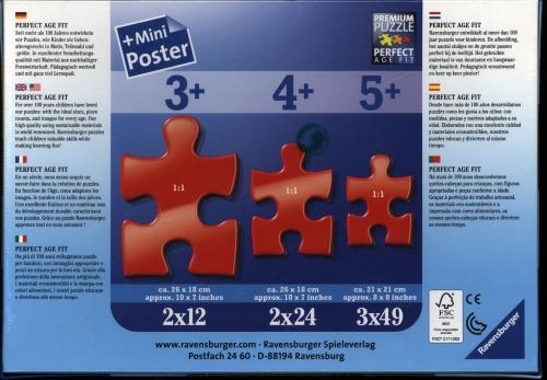Actual product image Auzou France Loup : 2 puzzles de 24 pièces 4+ (24 pieces)
