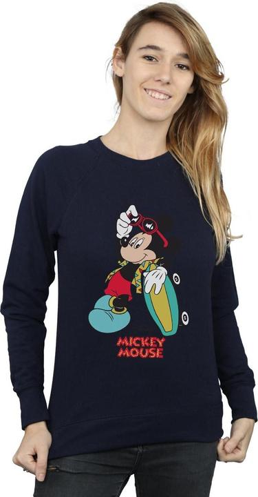 Actual product image Disney Womens/Ladies Mickey Mouse Skate Dude Sweatshirt (XL)