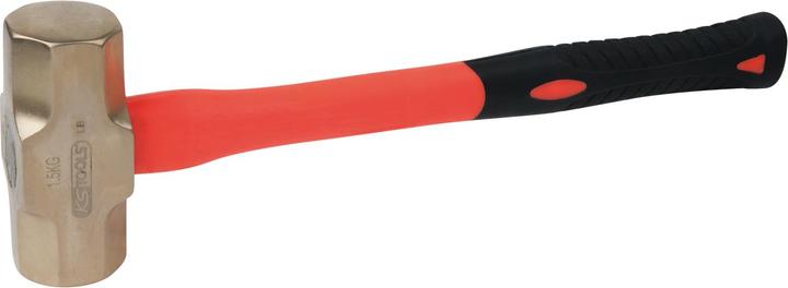 Productafbeelding KS Tools BRONZEplus loden hamer, steel type glasvezel, 1000 g (1000 g)