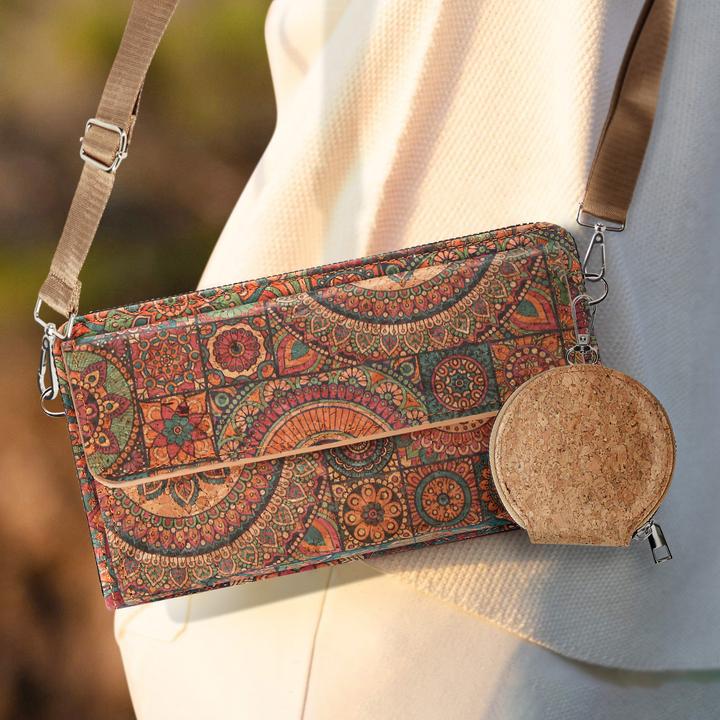 Actual product image Avizar MandalaVibe cork bag