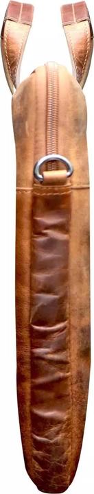 Produktbild Greenwood Laptoptasche Business-/Schultasche 17 Zoll Echtleder Fred Camel No.3 (17")