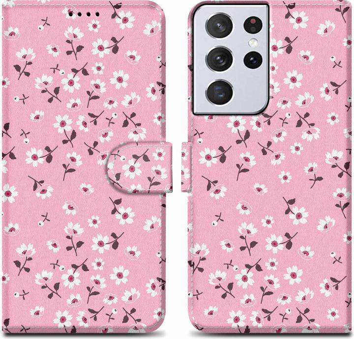 Actual product image Cadorabo Book cover with print (Samsung Galaxy S22 Ultra)
