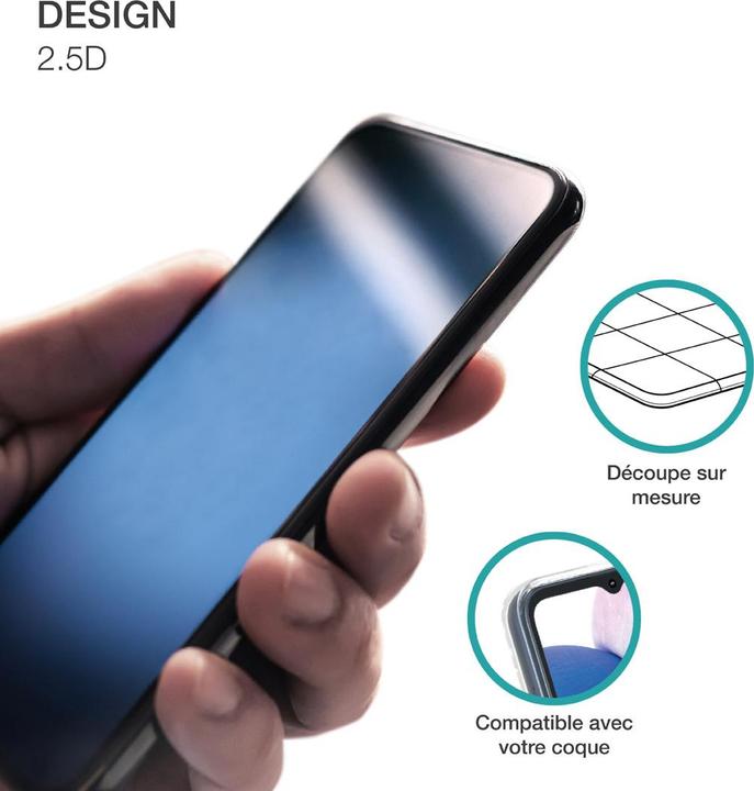 Produktbild Bigben Displayschutz für Google Pixel 7a aus 2.5D gehärtetem Glas (1 Stück, Google Pixel 7a)