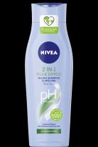 NIVEA Shampoo 2in1 Expert pflege, 250ml Flasche (250 ml, Flüssiges Shampoo)