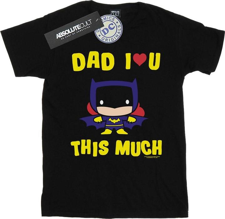 Immagine prodotto Batman Dad I Love You This Much Maglietta Ragazze (152, 158)