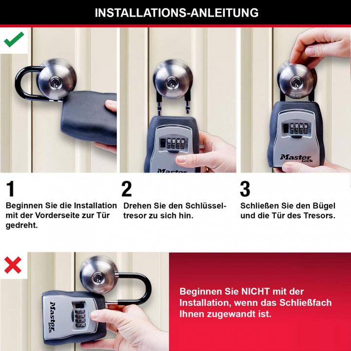 Produktbild Master Lock Schlüsselsafe 5400EURD