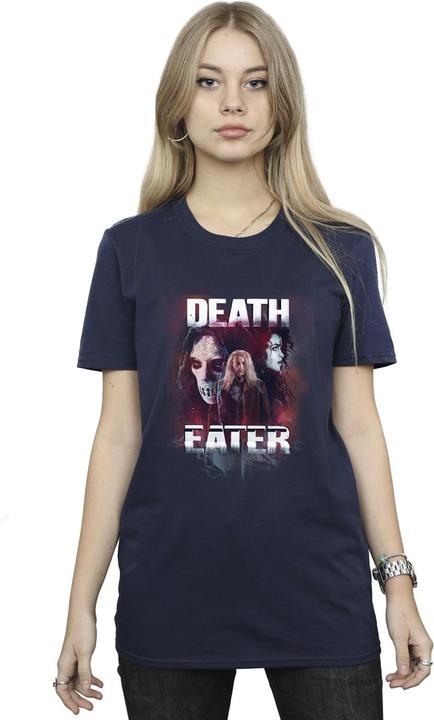 Actual product image Womens/Ladies Death Eater Cotton Boyfriend T-Shirt (XXL)