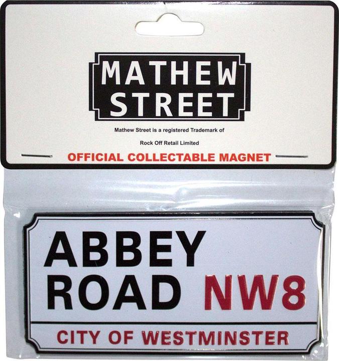 Produktbild Rock Off KühlschrankMagnet Abbey Road NW London Schild (1 x)