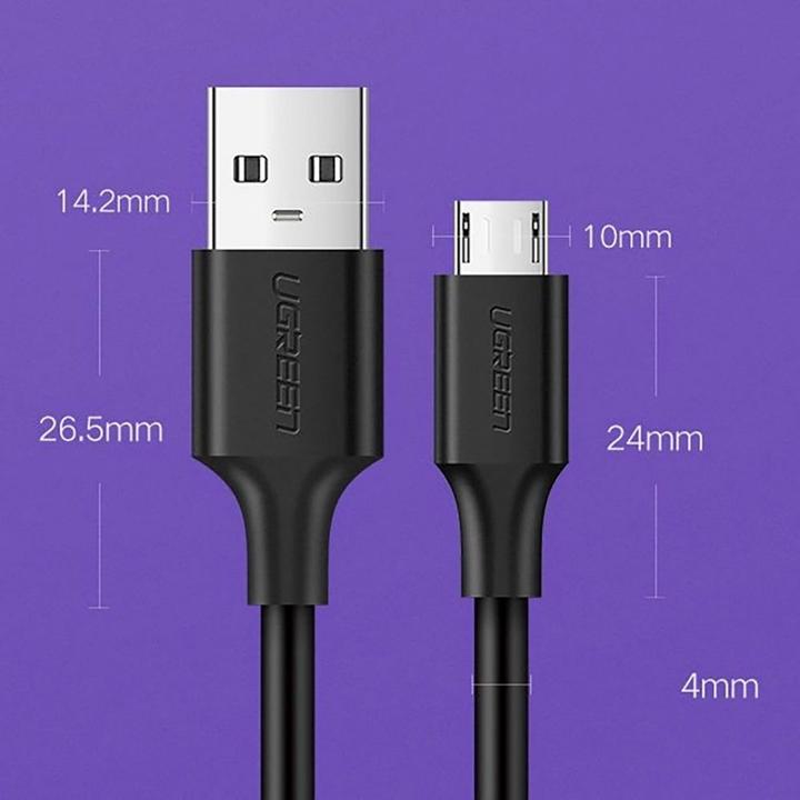 Actual product image Ugreen USB A – USB micro B (0.25 m, USB 3.0)