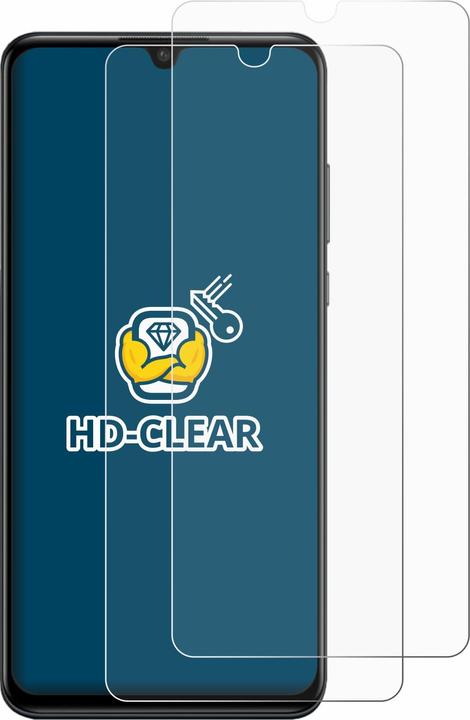 Actual product image BROTECT Screen Protector Clear (2 Piece, Huawei P30 Lite New Edition)