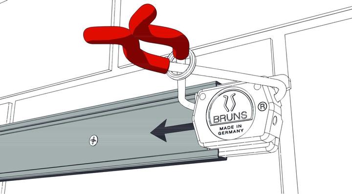 Actual product image Bruns Device holder strip