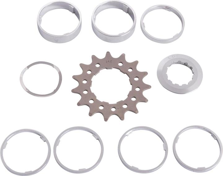 Image du produit Bike-Parts Jeu de bagues d'écartement pour pignon à vitesse unique (1-vitesse)