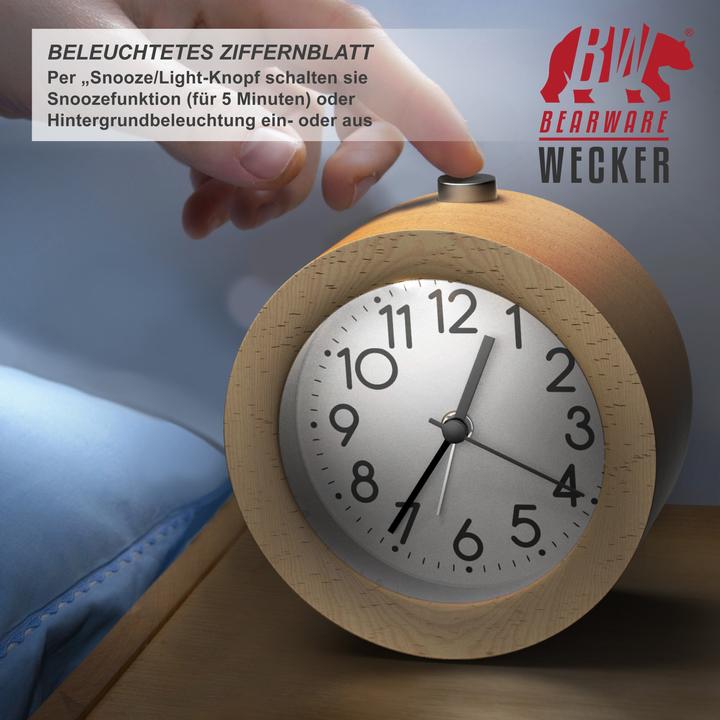 Actual product image Bearware Alarm clock