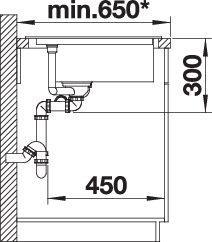 Produktbild Blanco Delta II (Einbauspüle, 105.70 cm, 57.50 cm)