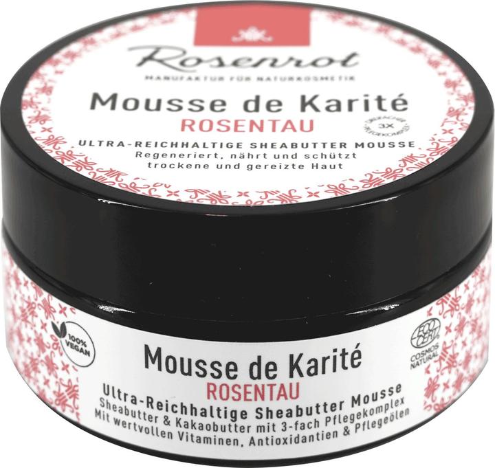 Actual product image Rosenrot Mousse de Karité ROSENTAU (Body cream, 100 ml)