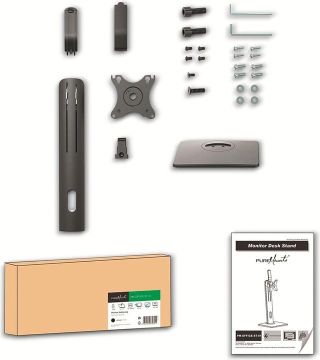 Actual product image Purelink PureMounts® Monitor mount, VESA 75x75/100x100, black (32.01")