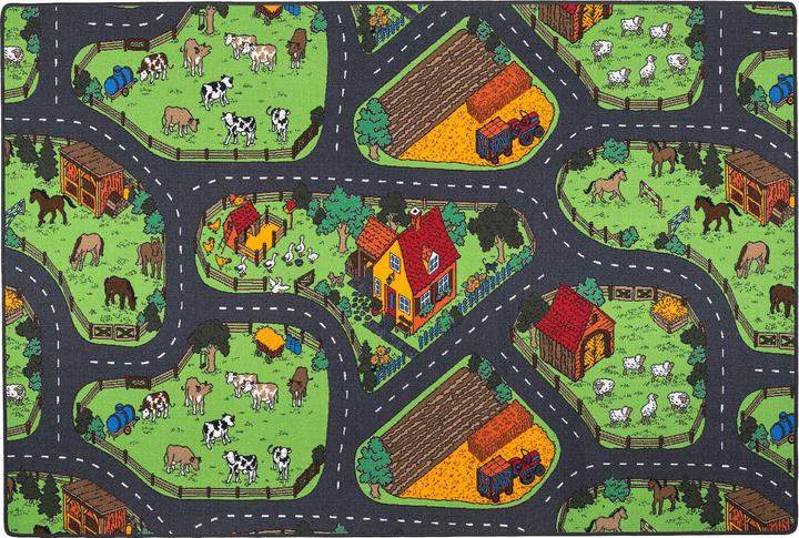 Immagine prodotto Snapstyle I bambini giocano alla fattoria di tappeti (80 x 240 cm)