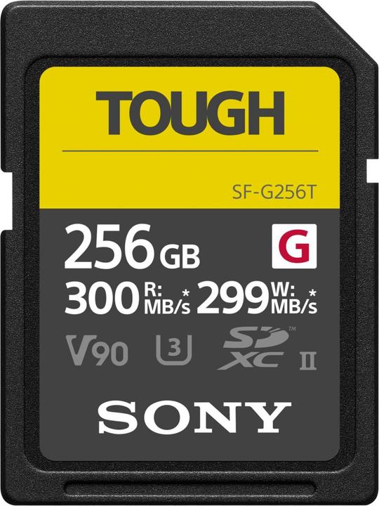Sony SF-G256T (256 GB, SDXC, U3, UHS-II)