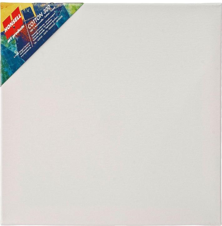 Honsell art products Stretcher frame Cotton 300 square white 40,0 x 40,0 cm (40 x 40 cm)