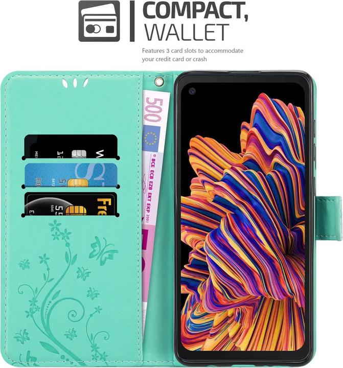 Immagine prodotto Cadorabo Copertina del libro a fiori (Samsung Galaxy Xcover Pro)
