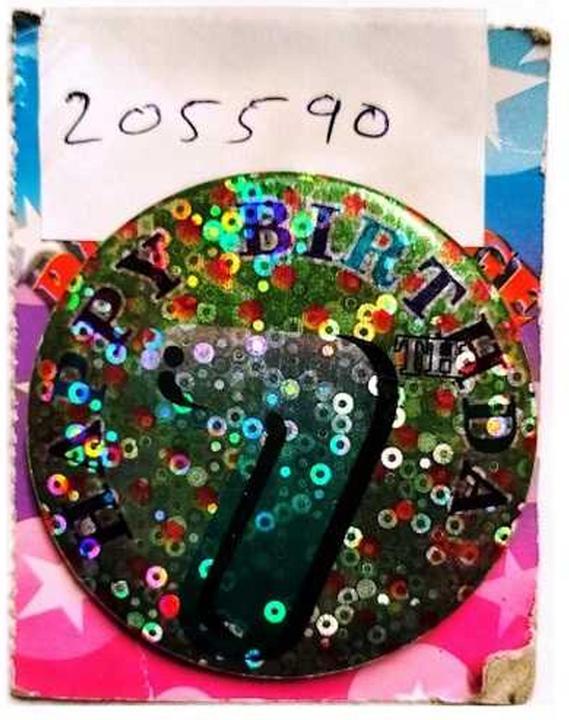 Actual product image Generic Giant 7th Birthday Party Badge